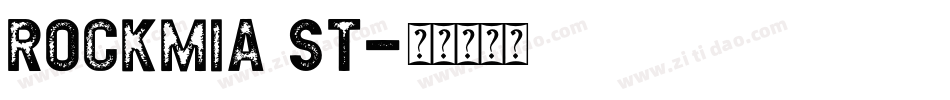Rockmia St字体转换